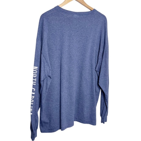 Delta Pro Weight Asheville North Carolina Graphic Long Sleeve Crewneck T-Shirt - Picture 10 of 15